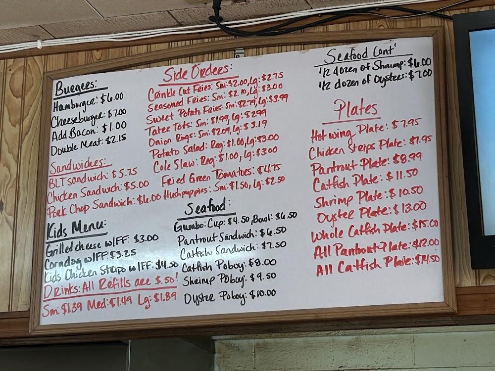 Chism's Diner Menu image 2